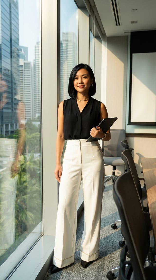 Power Executive in White & Gold