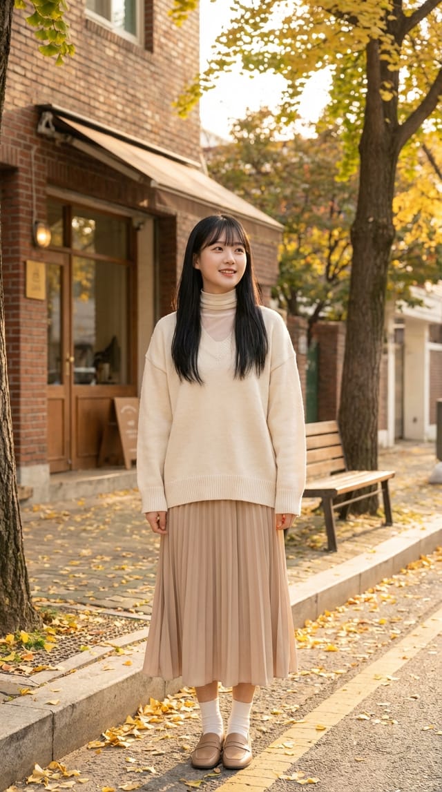 Soft Knit for a Cafe Date
