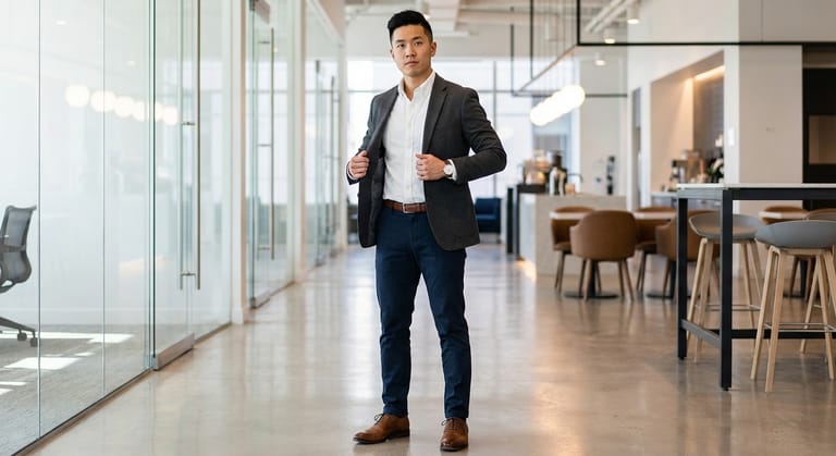 After AI virtual try-on - styled result