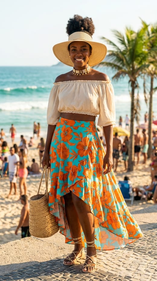 Vibrant Rio Beach Queen